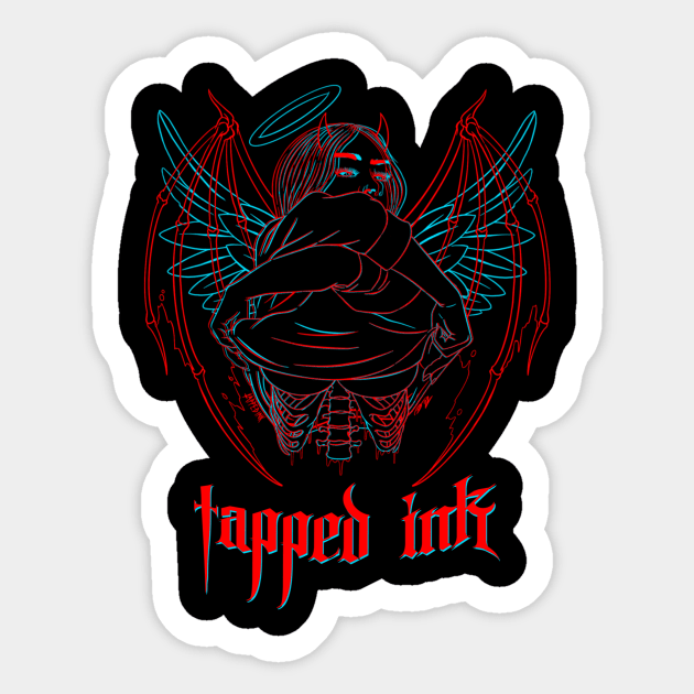 999 Sticker by Tapped ink